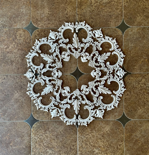 Потолочная розетка наборная из гипса пр-104 - купить с доставкой по ...