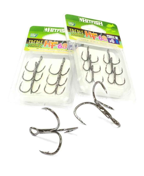 Тройной крючок HITFISH HF-68 Cutting point 2 - купить с доставкой по ...