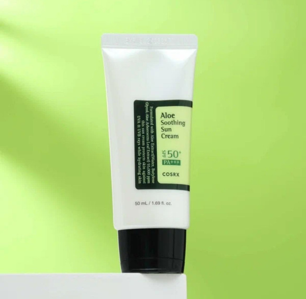 Солнцезащитный крем с экстрактом алоэ COSRX aloe soothing sun cream ...