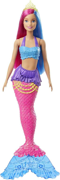 Кукла Barbie Dreamtopia Русалка с розовыми и голубыми волосами GJK08 ...