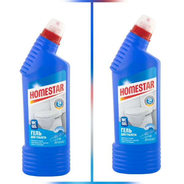 Гель для туалета, Homestar, 2 шт по 750 мл - купить с доставкой по ...