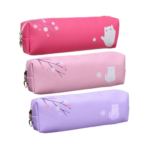 Пенал школьный на молнии Котик МИКС - купить с доставкой по выгодным ...