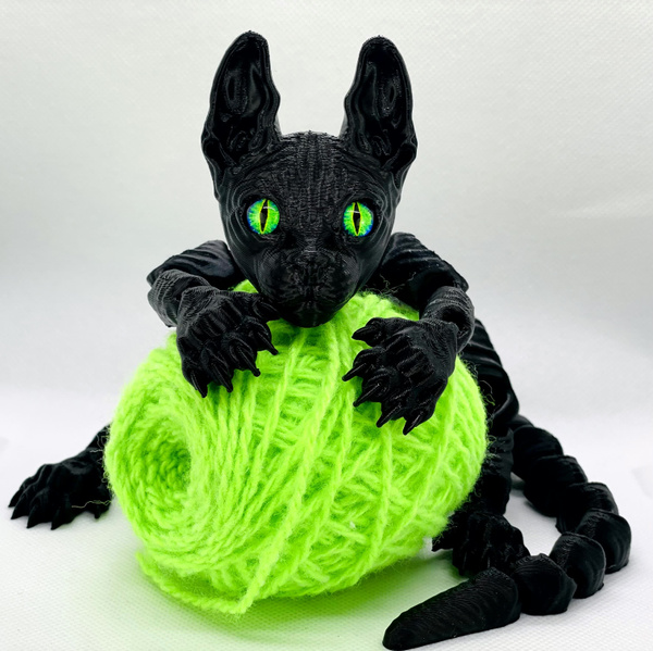 Кот Сфинкс игрушка подвижная (35 см) - купить с доставкой по выгодным ...