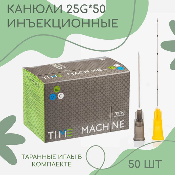 Канюля для контурной пластики 50шт/уп, 25g х 50mm - купить с доставкой ...