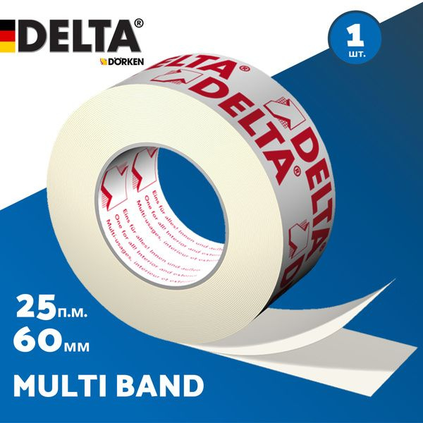 Монтажная лента DELTA Multi Band 60 мм 25 м, 1 шт - купить по доступной ...