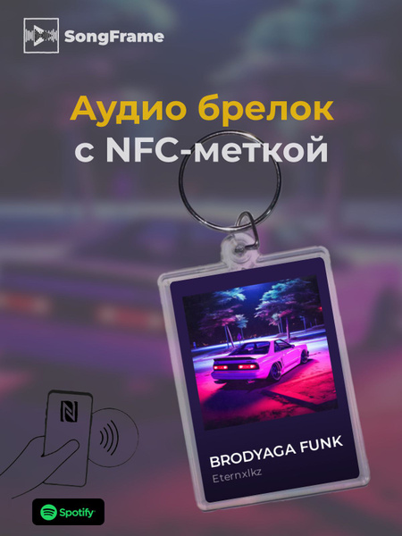 Брелок Spotify с NFC Трек: Eternxlkz - BRODYAGA FUNK - купить с ...