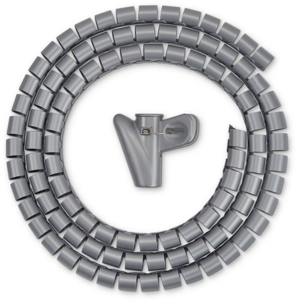 Кабельный органайзер Buro Spiral Hose 15x1500мм Silver серый, BHP ...