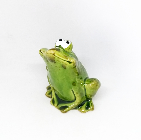 Фигурка декоративная лягушка зелёная арт frog10 - купить по низким ...