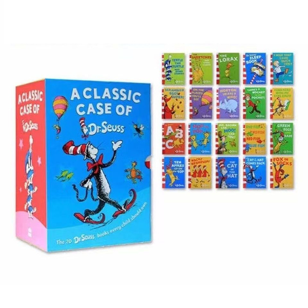 Dr Seuss Набор для чтения из 20 книг для детей на английском языке ...