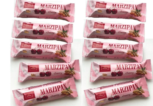 Марципановый батончик с вишней Pomatti - Набор 10 шт. купить на OZON по ...