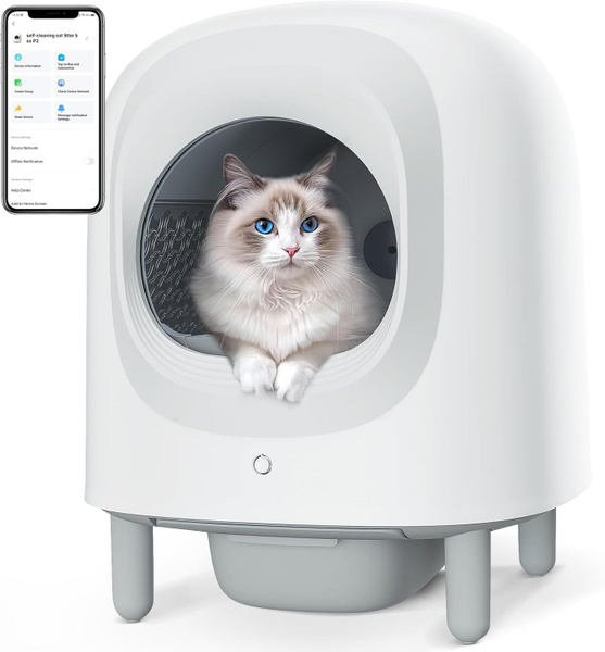 Автоматический лоток для кошек PETREE 2 WIFI, туалет для кошек для ...