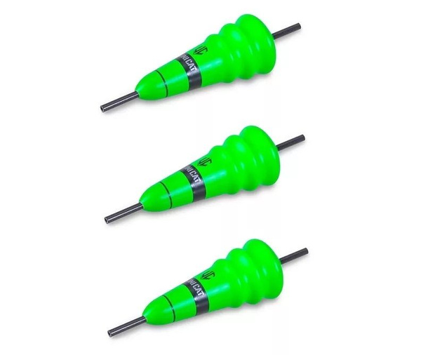 Поплавок для ловли сома с конусным подъемником 10 г Зеленый Uni Cat