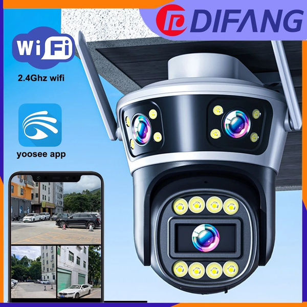 Характеристики 6K Трехэкранная камера безопасности Yoosee Wi - Fi ...
