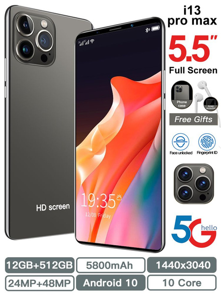 Характеристики Смартфон Смартфон i13 Pro Max 5G Full Screen HD Большой ...
