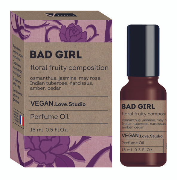 Масляные духи женские VEGAN Bad Girl 15 мл Духи свежесть цветочные ...
