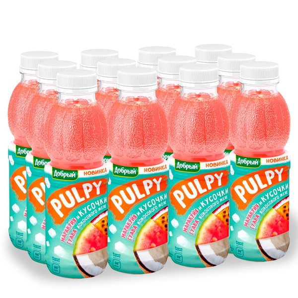 Палпи / Напиток Добрый Pulpy Кокос 0,45л х 12шт купить на OZON по ...