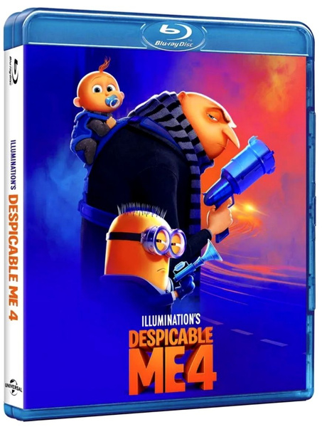 Гадкий Я 4. Blu-ray. Мультфильм 2024 года. Комедия, фантастика ...