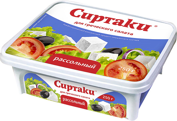 Продукт СИРТАКИ комбинир.рассол. д/греч салата Original 55%, 250г ...