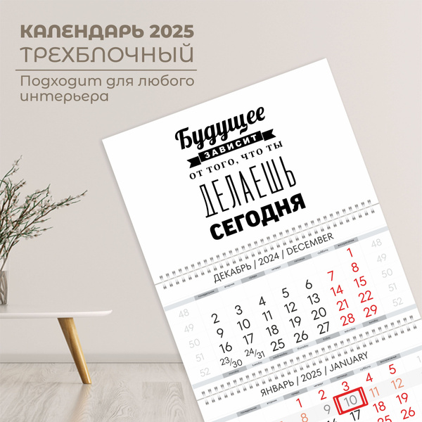 Календарь на 2025 год настенный Ozon