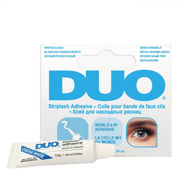 Duo Клей для ресниц прозрачный Duo striplash adhesive whiteclear, 2.5 ...
