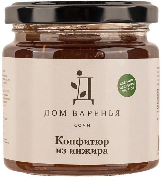 Конфитюр Дом варенья инжир Дом Варенья с/б. 220 г - купить с доставкой ...