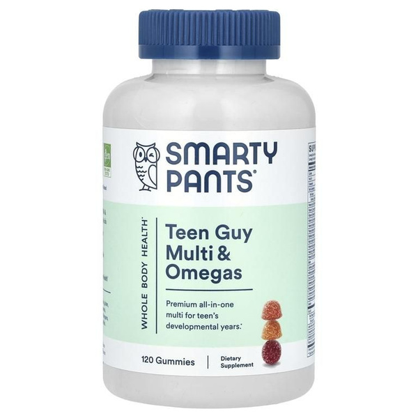 SmartyPants, мультивитамины с омега-3 для мальчиков-подростков ...