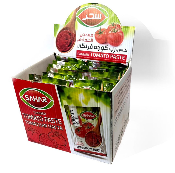 SAHAR. Томатная паста 60гр. (24шт. в комплекте) купить на OZON по ...