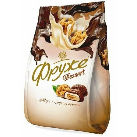 Конфеты ФРУЖЕ Мусс с грецким орехом в шоколаде, 200г - купить с ...