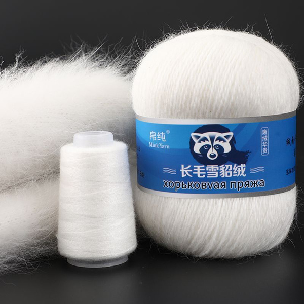 Пряжа Mink Wool Пух норки 50г, 350м 5шт+дополнительная нить купить на ...