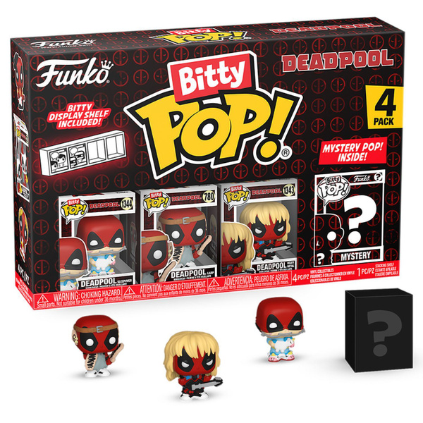 Funko Bitty Pop 4'lü Paket Deadpool - Sleepover Funko POP Funko
