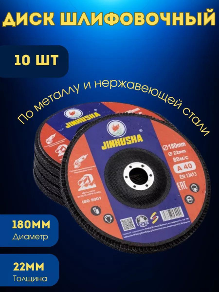 TENYN Диск шлифовальный 180 x 22 купить на OZON по низкой цене (1747892218)