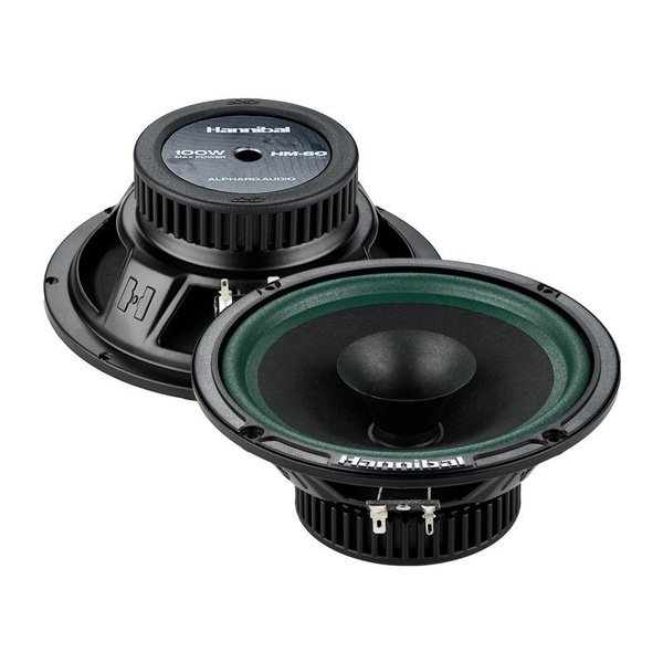 Колонки автомобильные динамики 16,5 см Deaf Bonce Hannibal HM-60 Lite ...