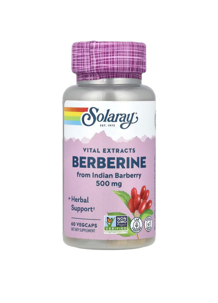 Solaray, Берберин, Berberine, 500 мг, 60 капсул купить на OZON по ...