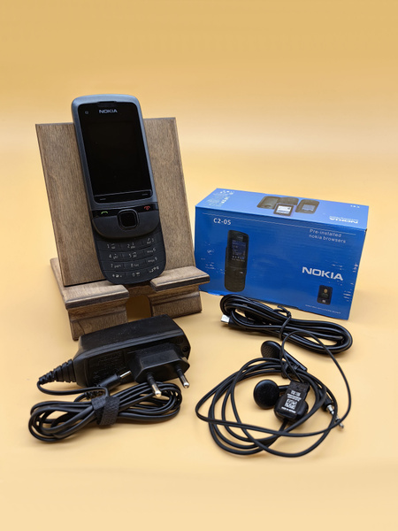 Мобильный кнопочный телефон слайдер Nokia C2-05, Черный купить на OZON ...