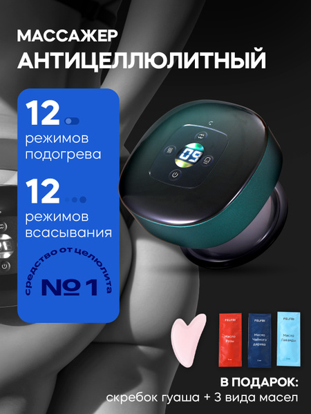 Вакуумный массажер антицеллюлитный для тела / массажер от целлюлита ...