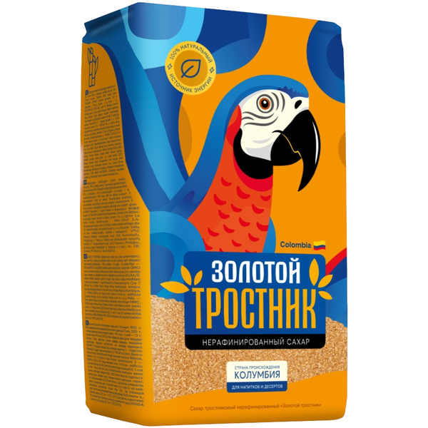 Сахар тростниковый "Золотой тростник" 900г купить на OZON по низкой ...