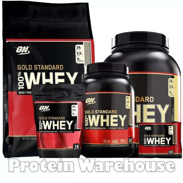 Сывороточный протеин клубничный, 100% Whey Gold Standard Optimum ...