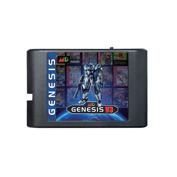 Everdrive KRIKZZ V3.0 Pro – Cartouche 3000-en-1 Pour Sega Megadrive/Genesis, 2025