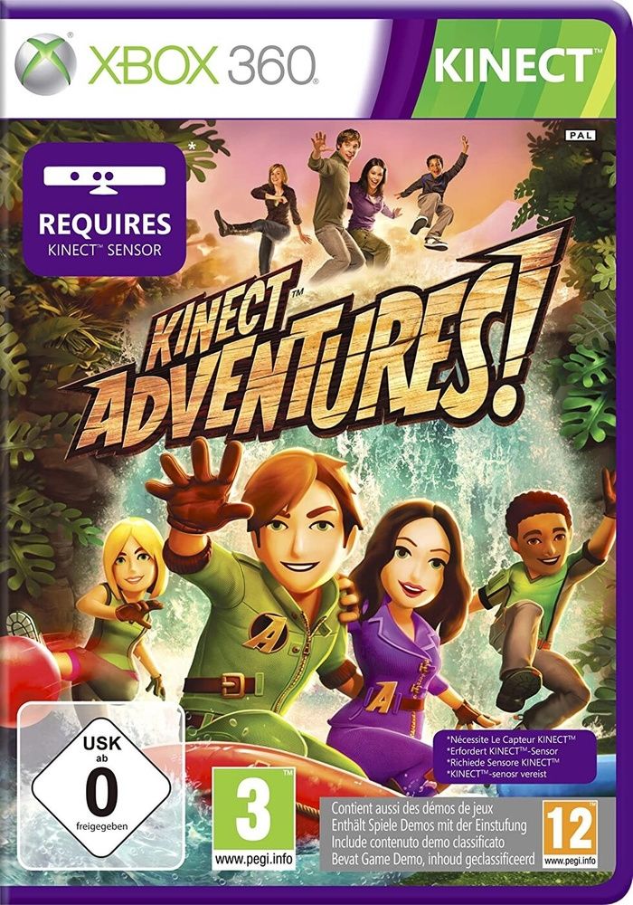 Игра Kinect Adventures! (XBox 360, Русская версия)