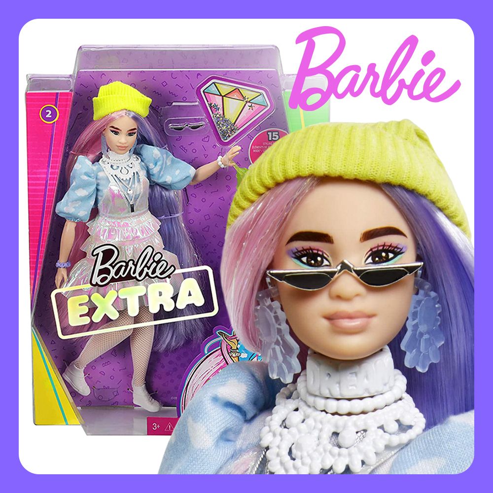 Кукла Барби Экстра Леа (Barbie Extra Curvy Doll Candy Queen Lea)