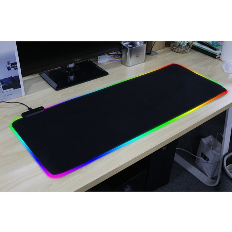 Игровой коврик для мыши Коврик RGB, XL, черный