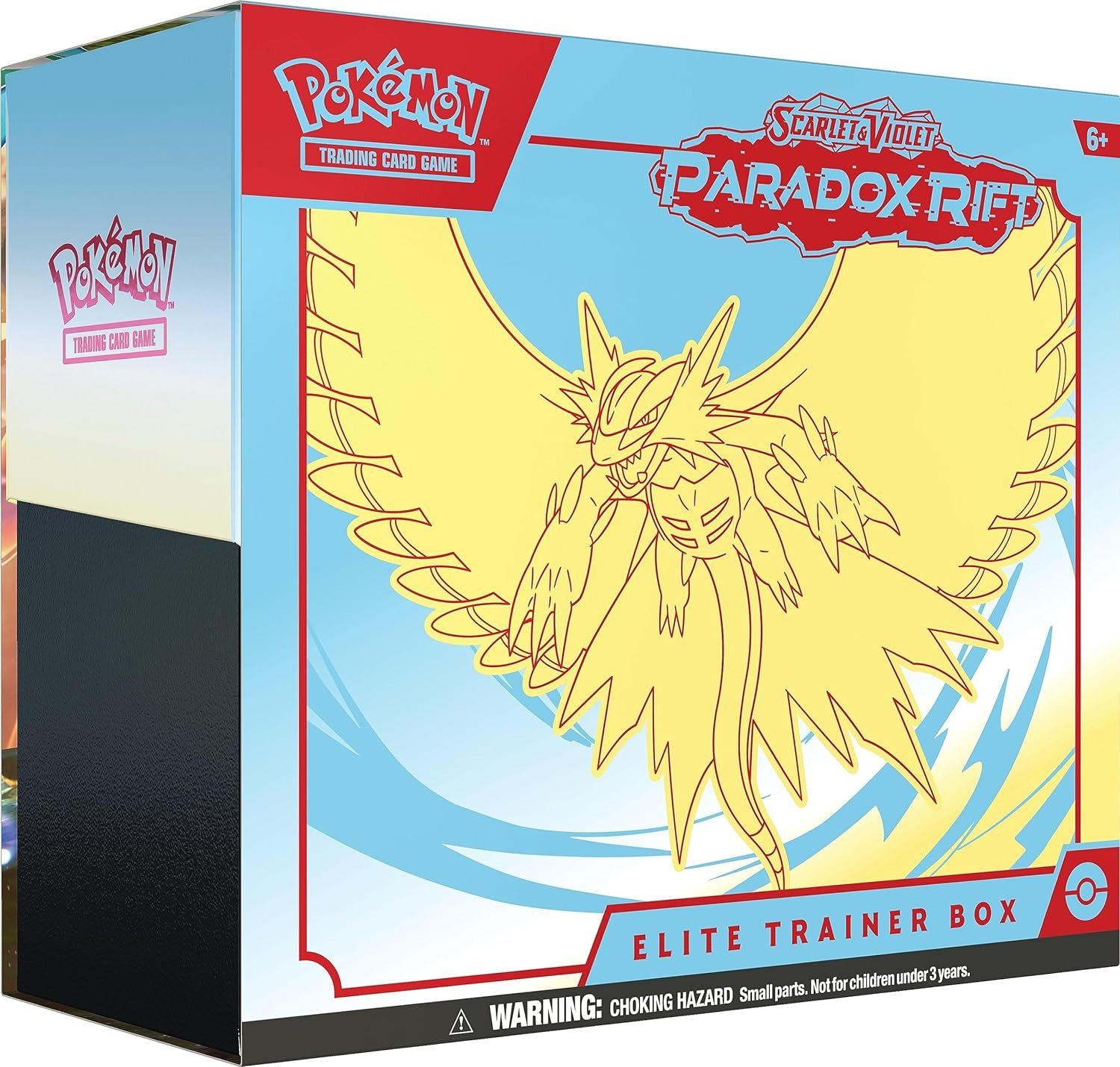 Покемон карты коллекционные: Pokemon: Elite Trainer Box издания Scarlet &  Violet - Paradox Rift (Roaring Moon, жёлто-голубой) (Made in USA) - купить  с доставкой по выгодным ценам в интернет-магазине OZON (1418471366)