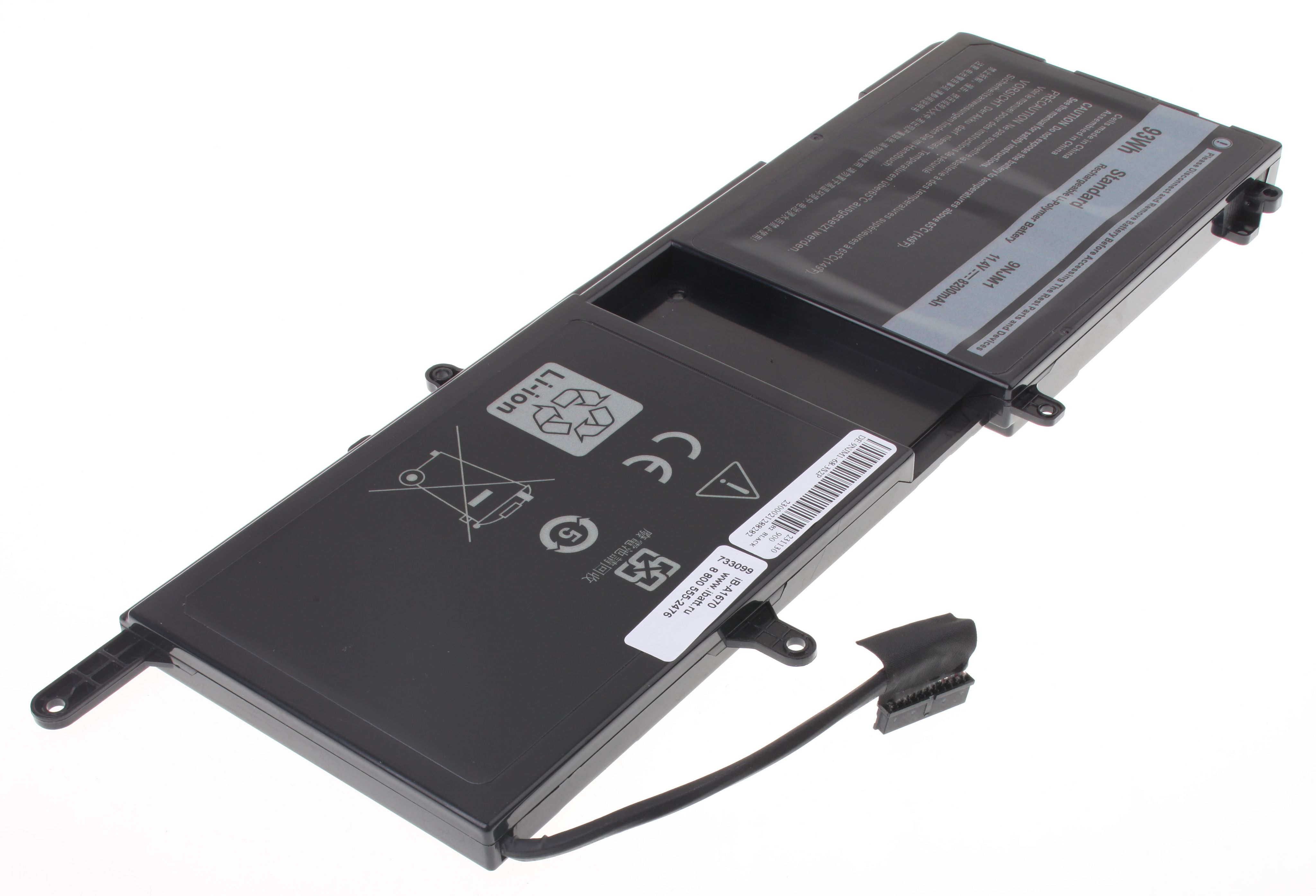 АккумуляторiBatt8200mAh,дляноутбуковAlienware15R4,17R4(01D82,9NJM1)