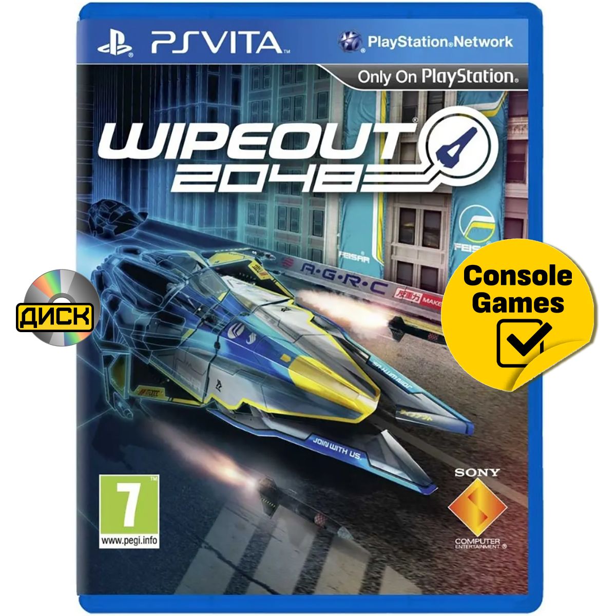 PS Vita WipEout 2048 (английская версия). Товар уцененный