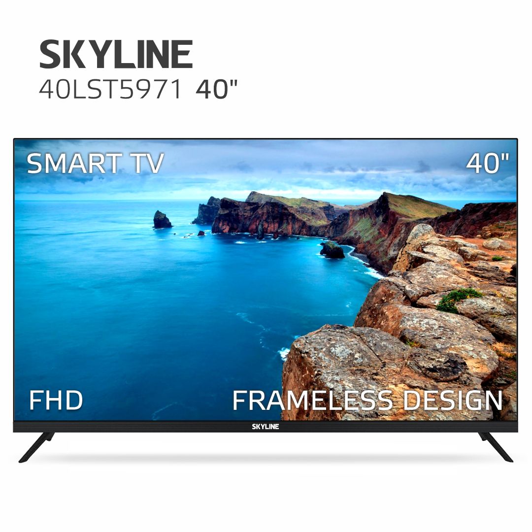 SkylineТелевизор40LST5971SmartTV/Wi-Fi/FramelessDESIGN40"FullHD,черный