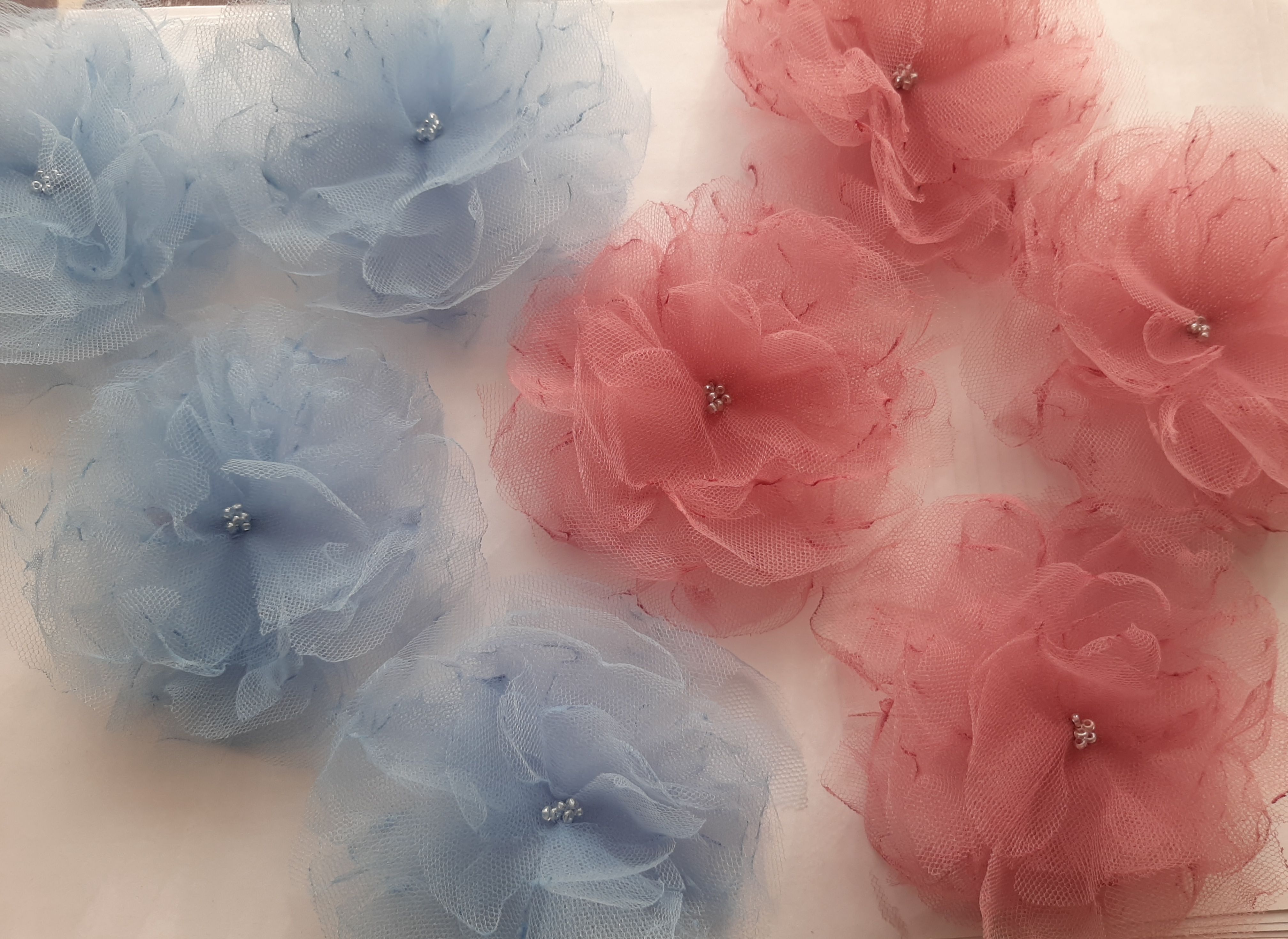 ✿ Брошь-цветок из Шифона и Фатина своими руками ♡ DIY ✿ Chiffon Flower Brooch