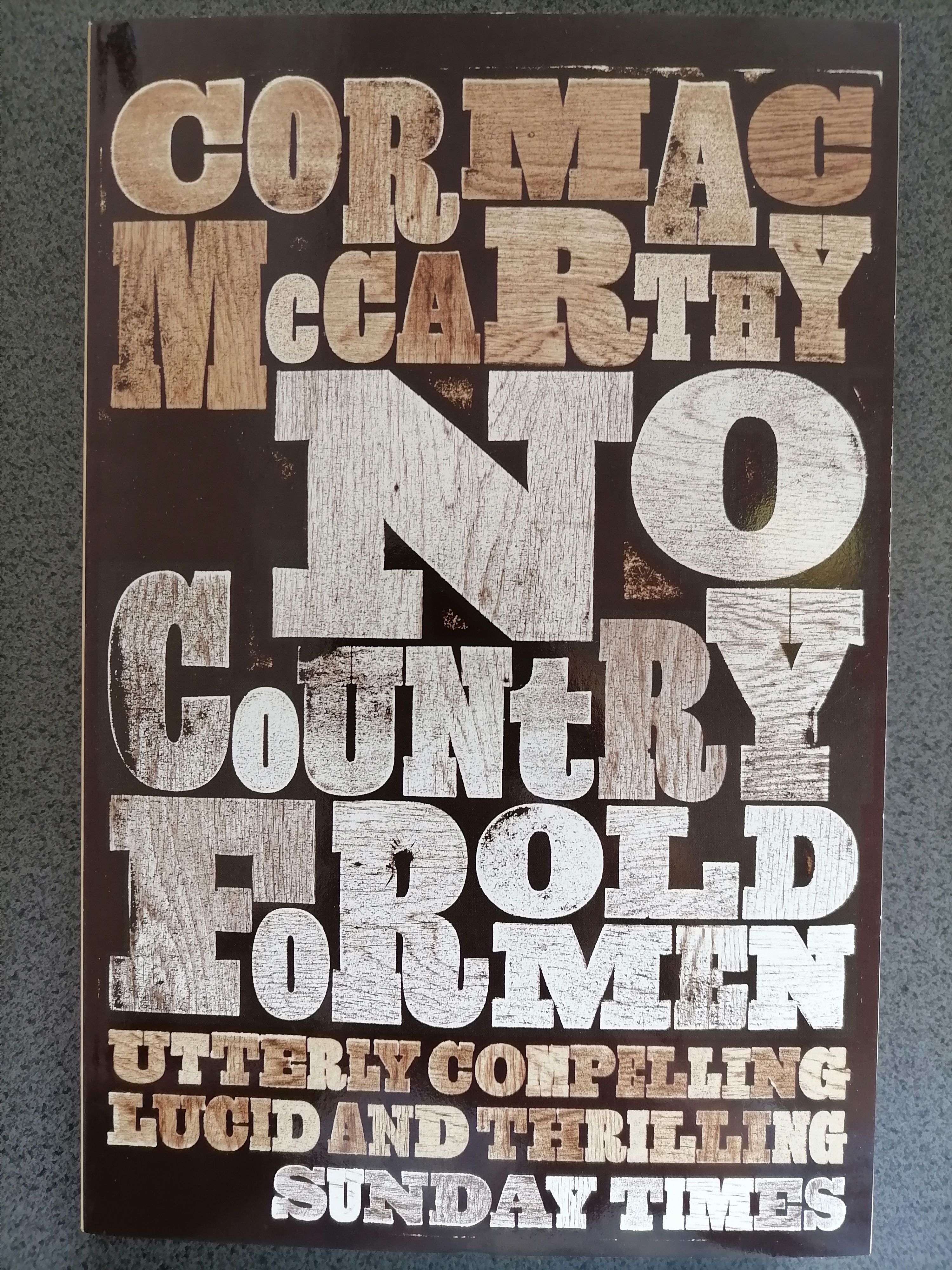 No Country for Old Men. McCarthy C.