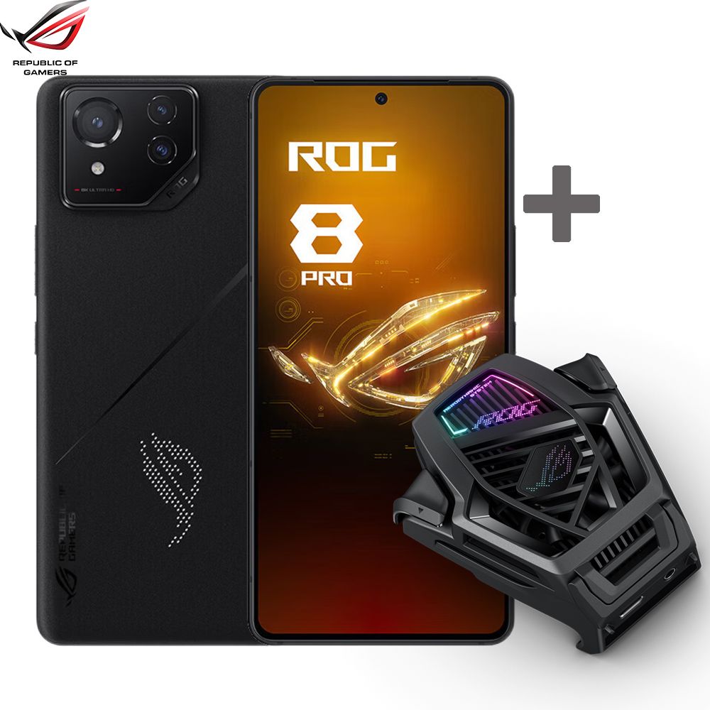 ROG Смартфон Phone 8 Pro Republic of Gamers Global Version Global 24/1 ТБ,  черный