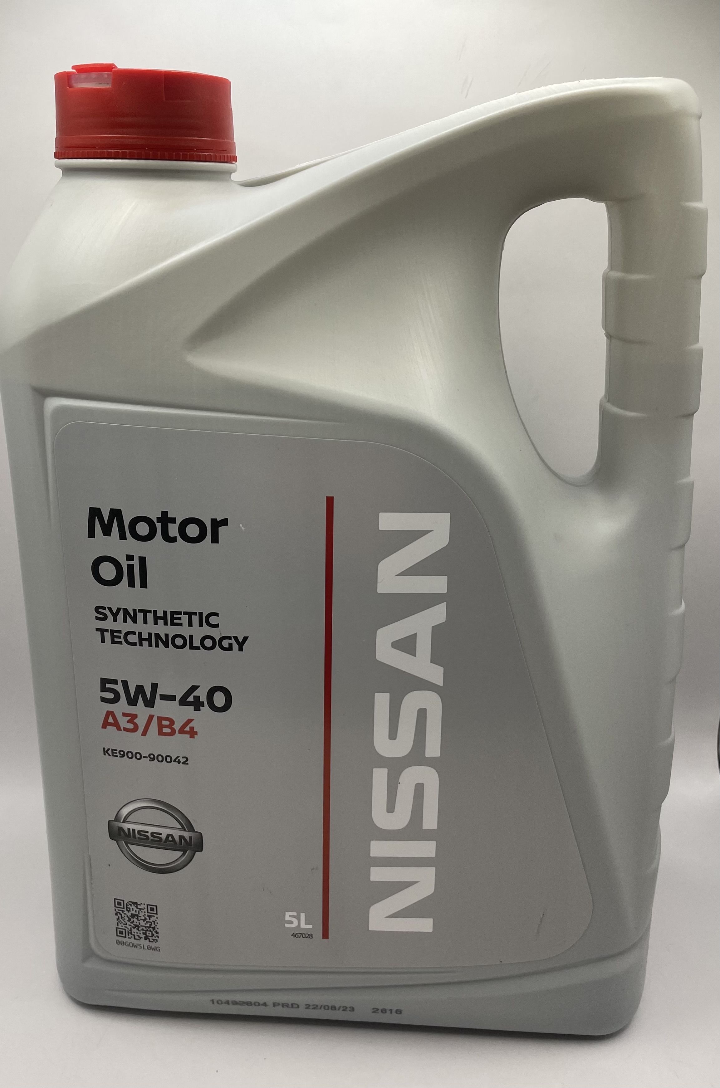 Масло моторное Nissan 5W-40 Синтетическое - купить в интернет-магазине OZON  (1076490224)