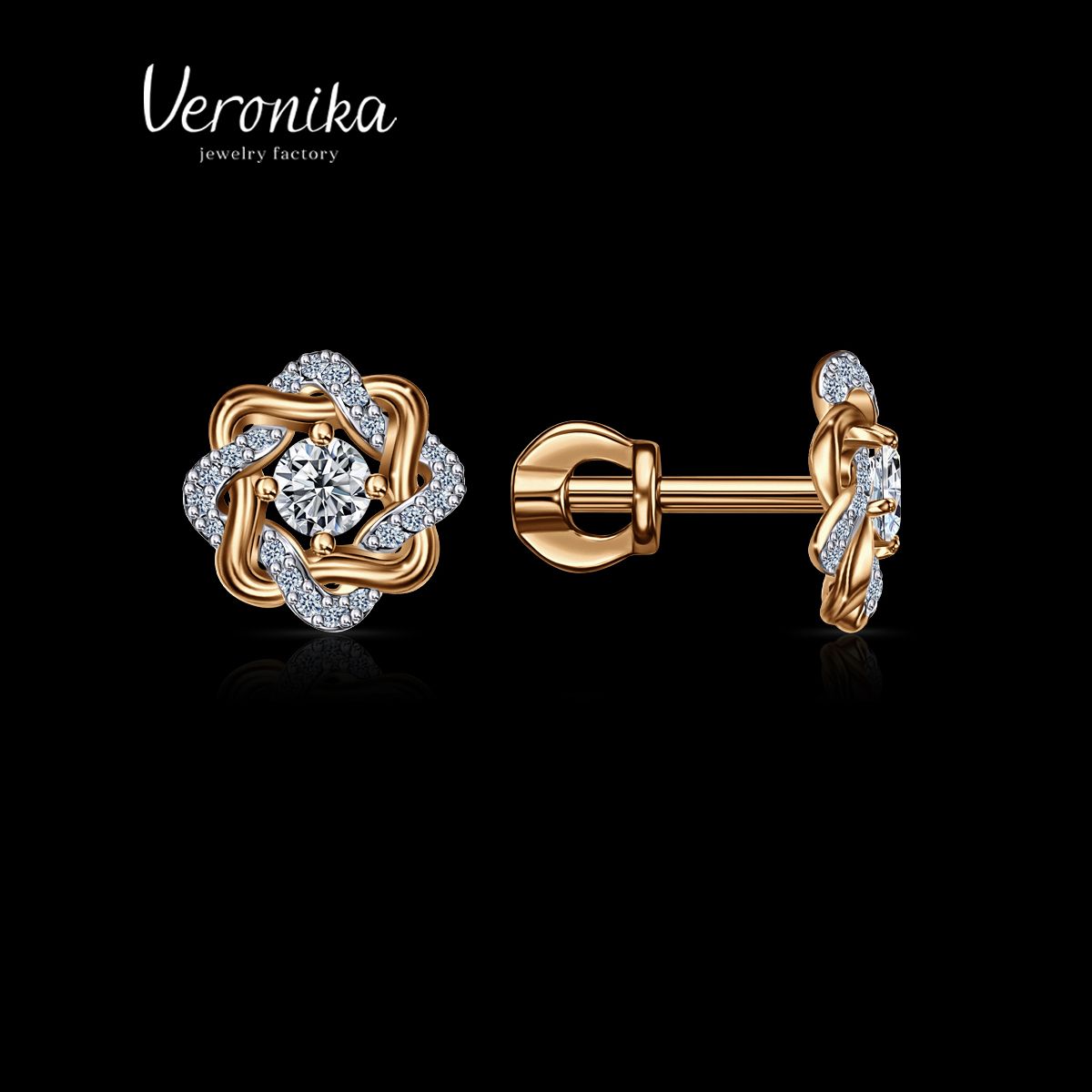 VeronikajewelryfactoryСерьгиженскиесеребро925пробыпусетыгвоздики